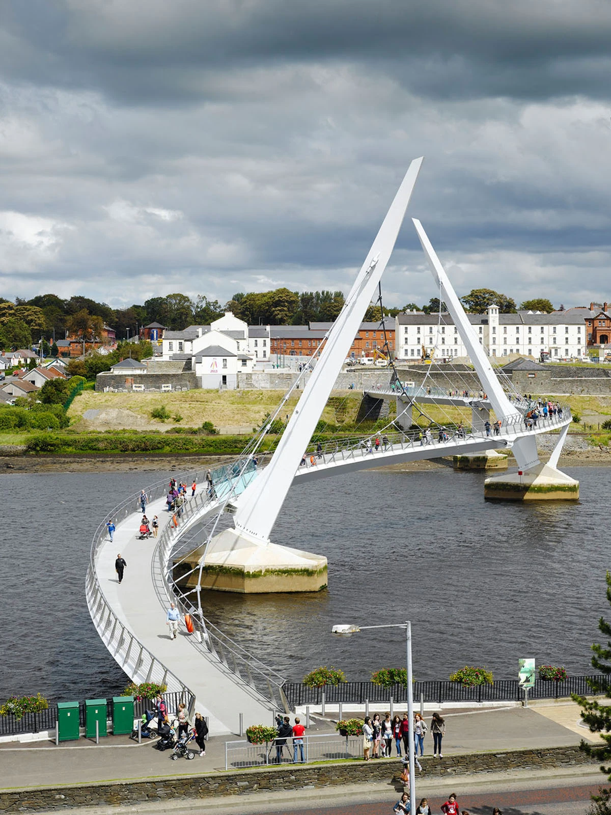 Exterior of the Peace Bridge