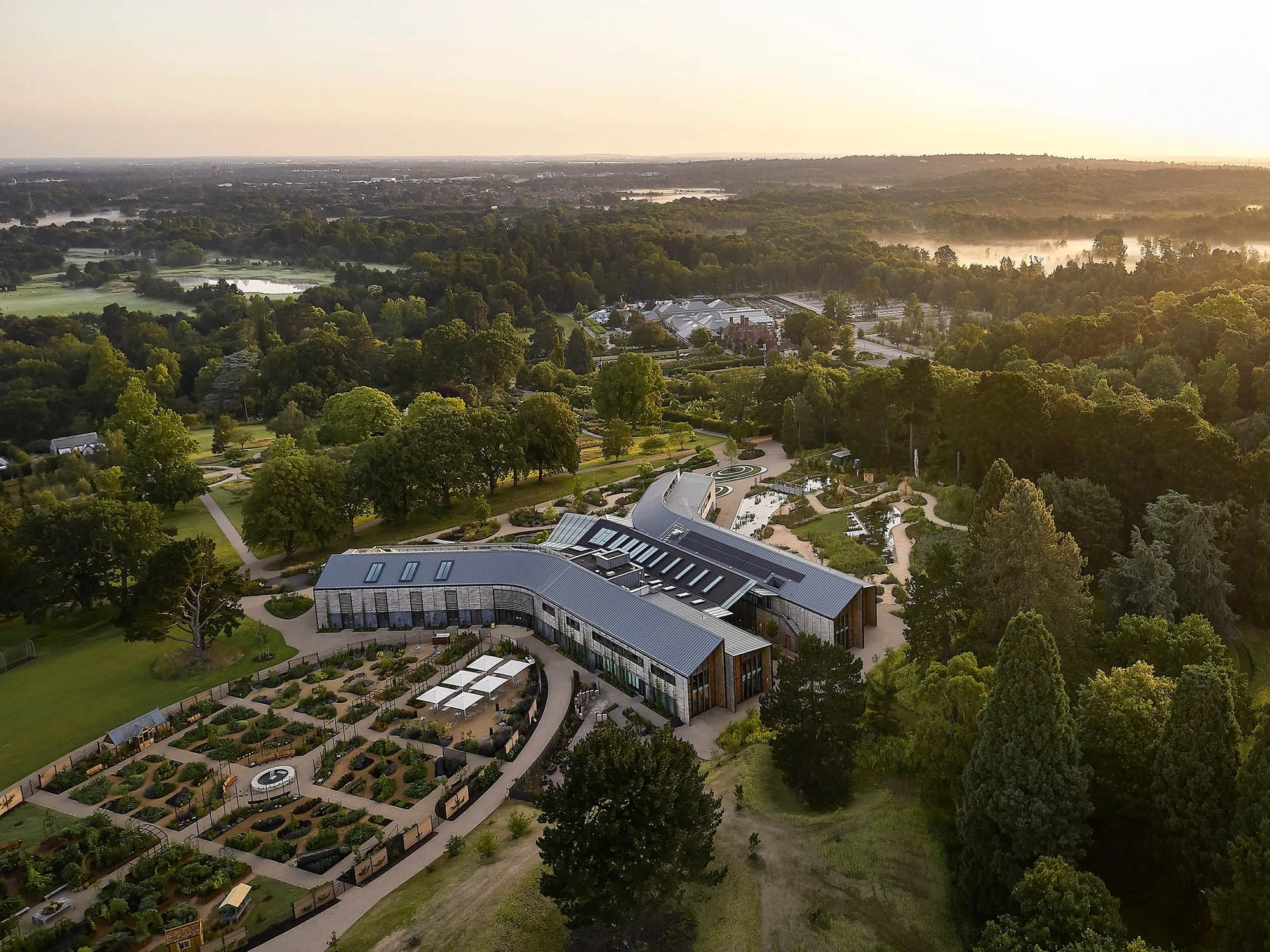 Aerial view of the RHS Hilltop