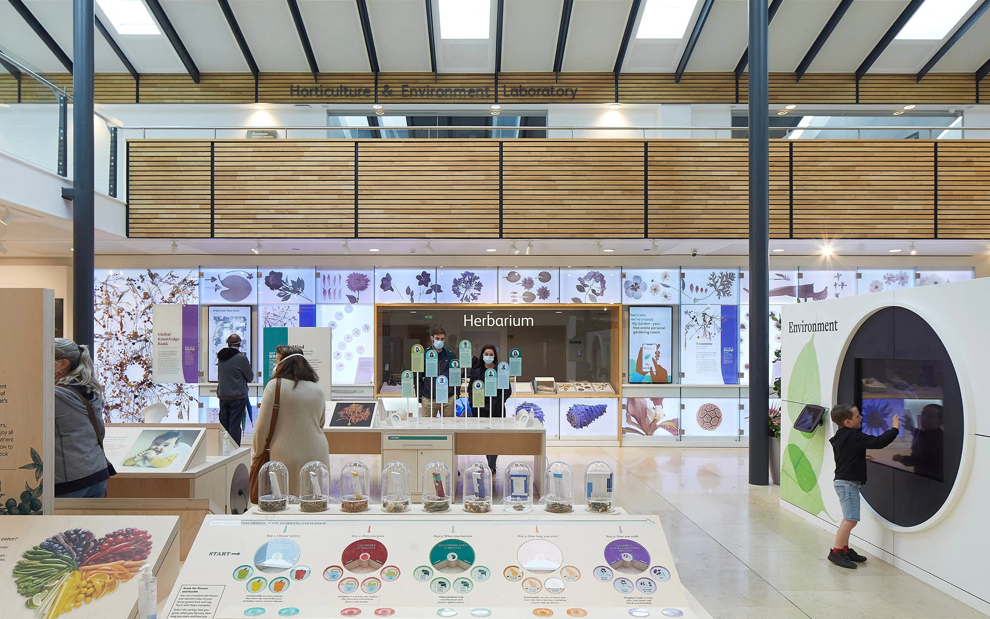 Interior exhibition of the RHS Hilltop