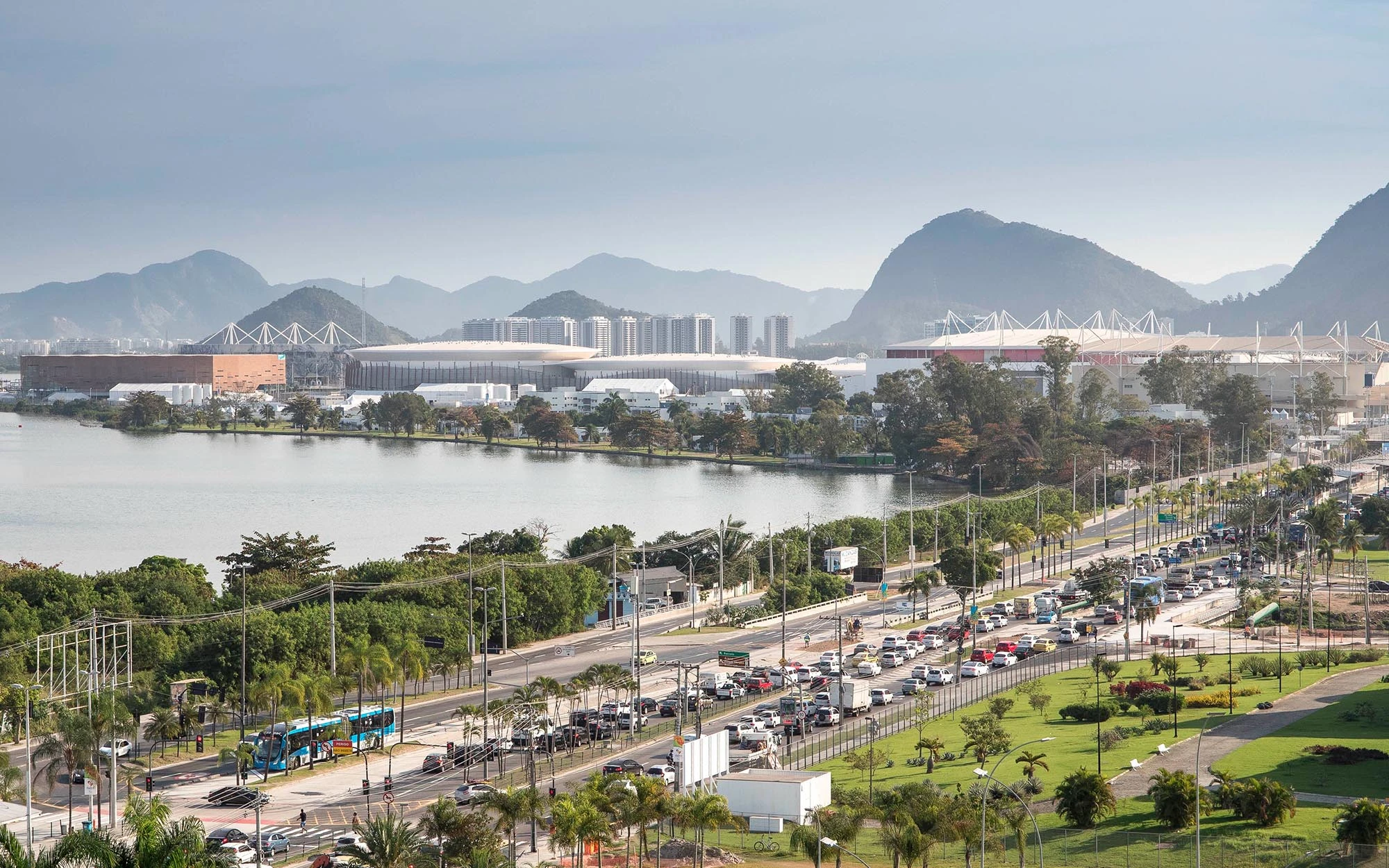 Aerial of the Rio Olympics