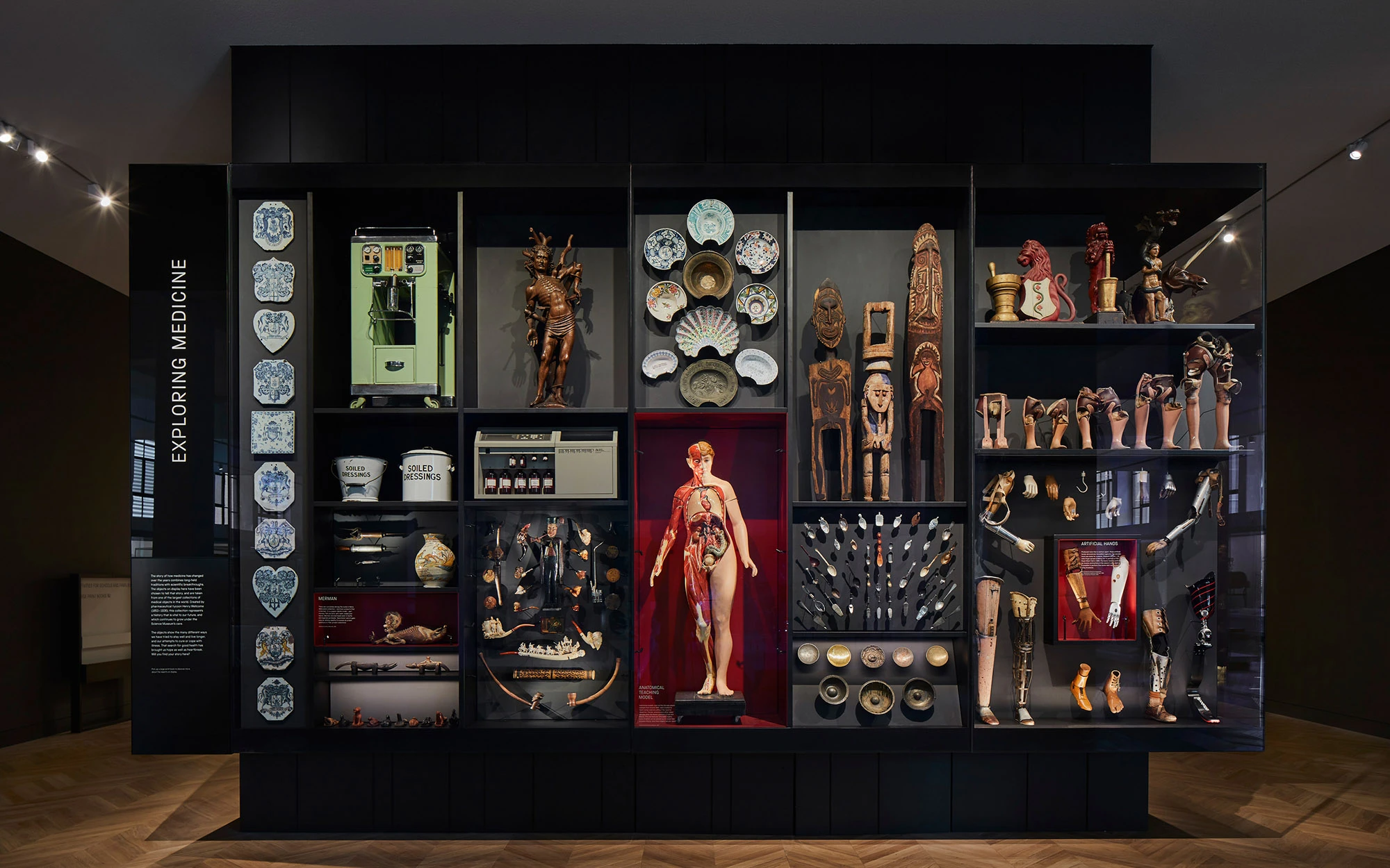 exhibition at the medicine galleries at the science museum
