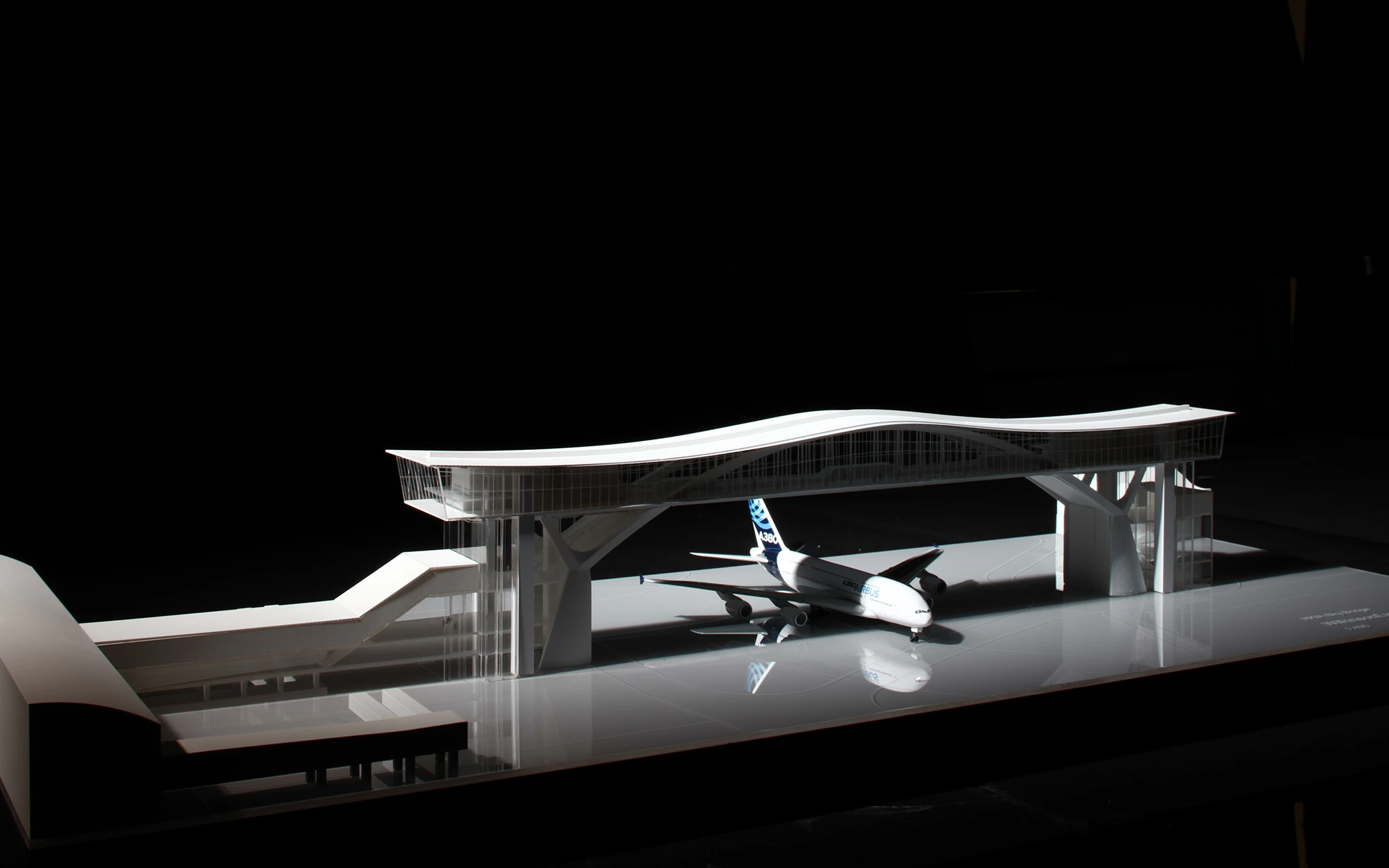 Architectural Model of the Sky Bridge