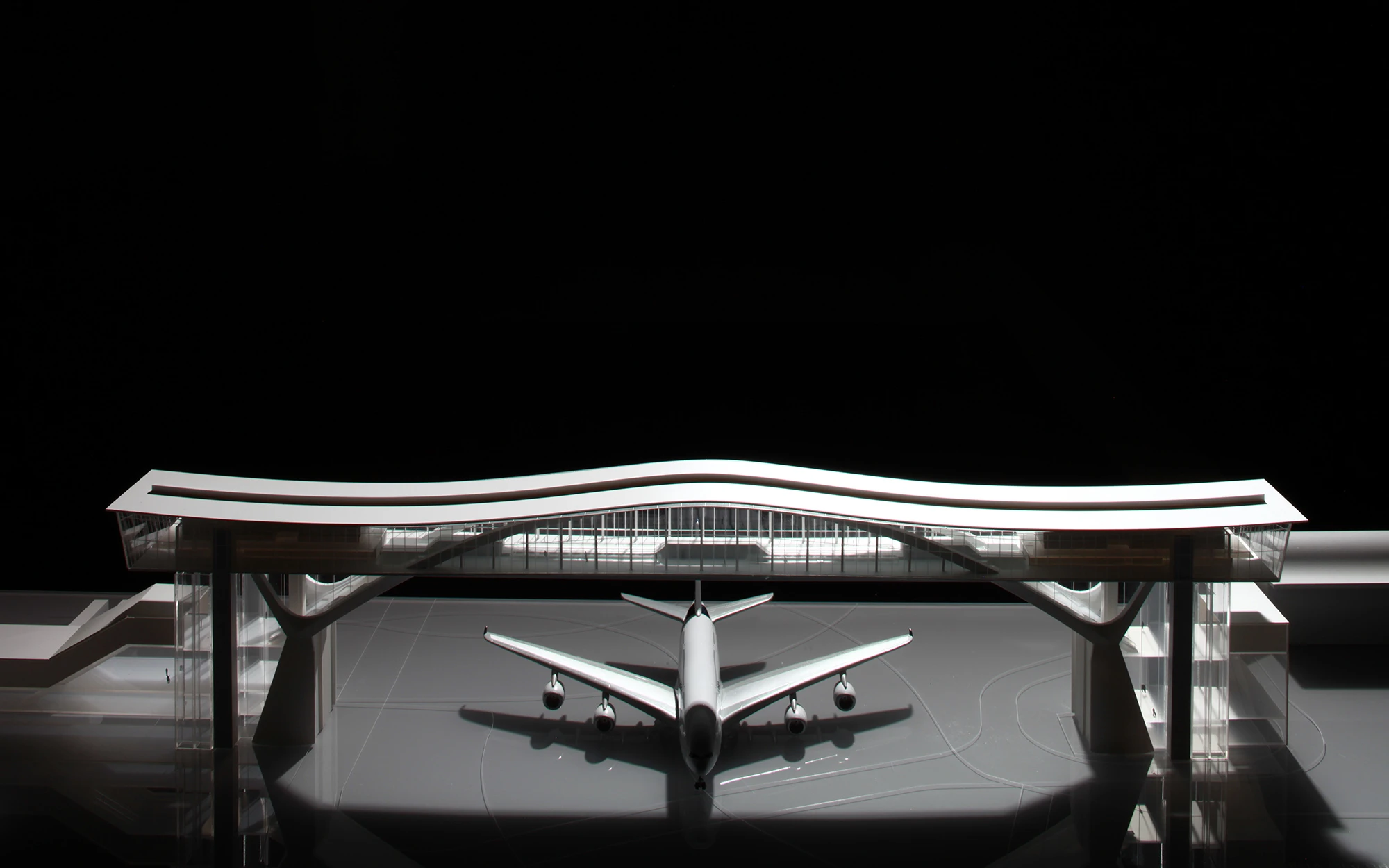 Architectural Model of the Sky Bridge