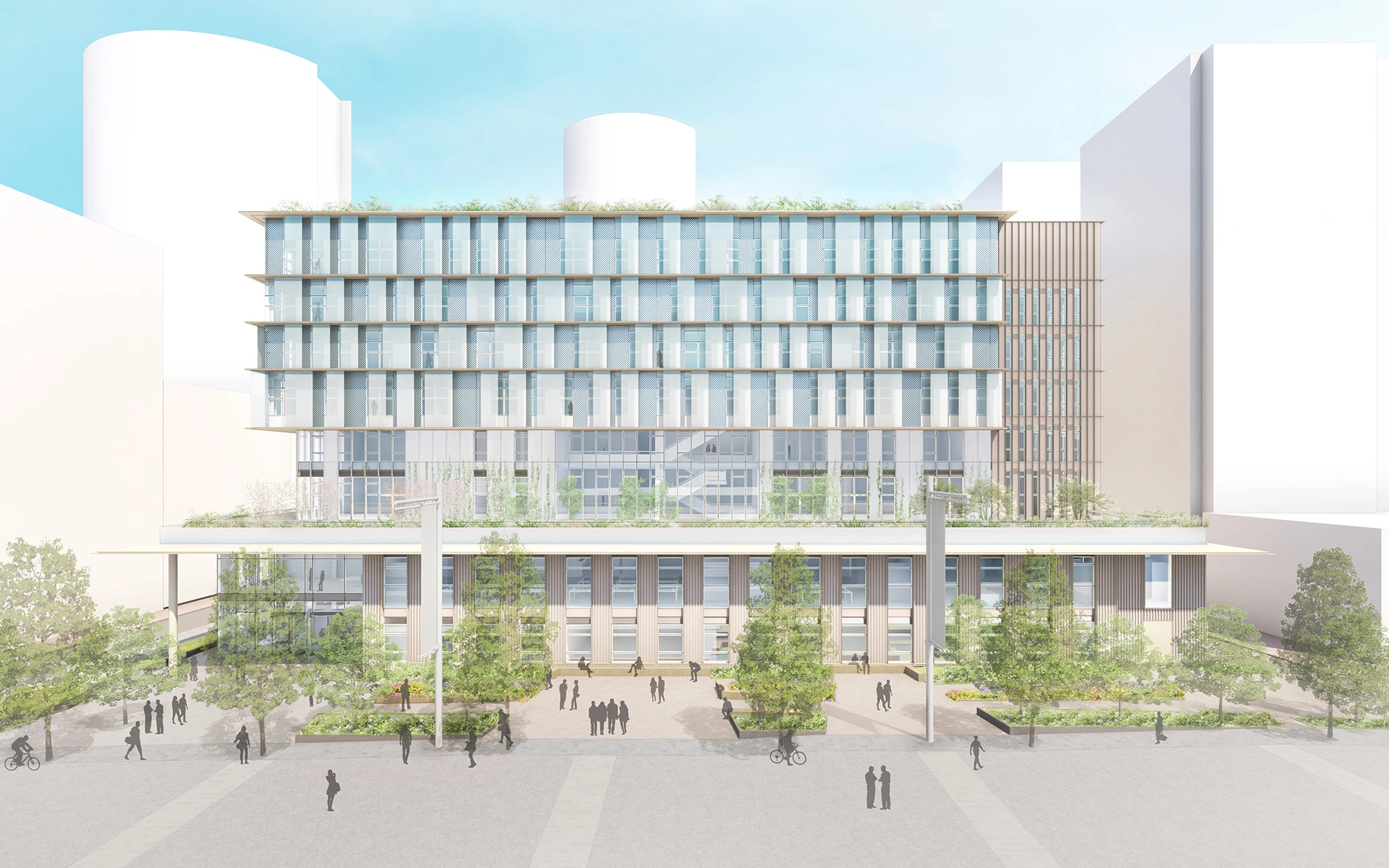 Exterior render of Wembley College of North West London