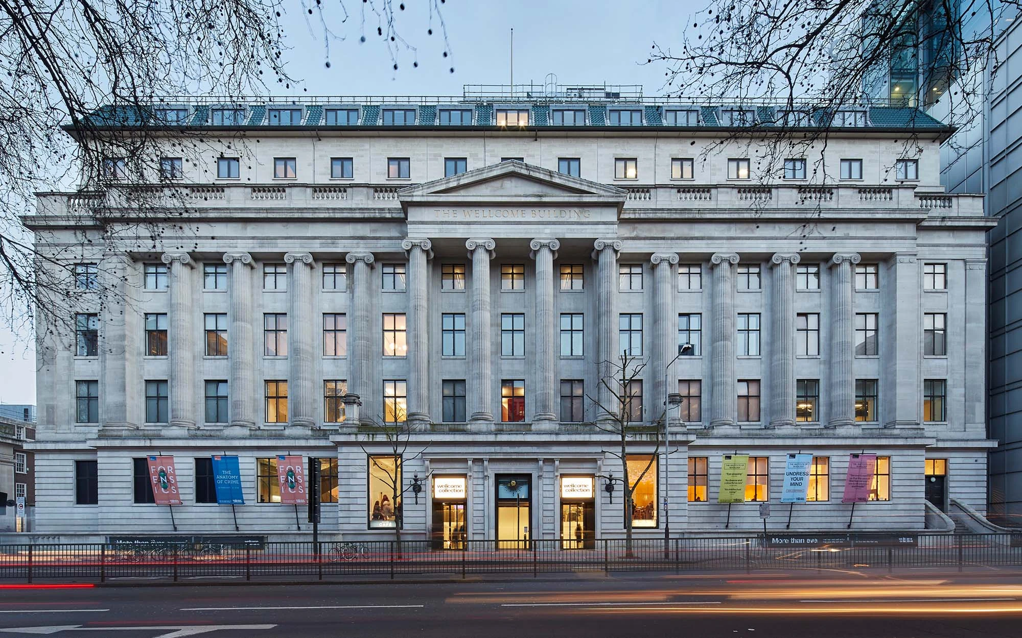 Exterior of the Wellcome Centre