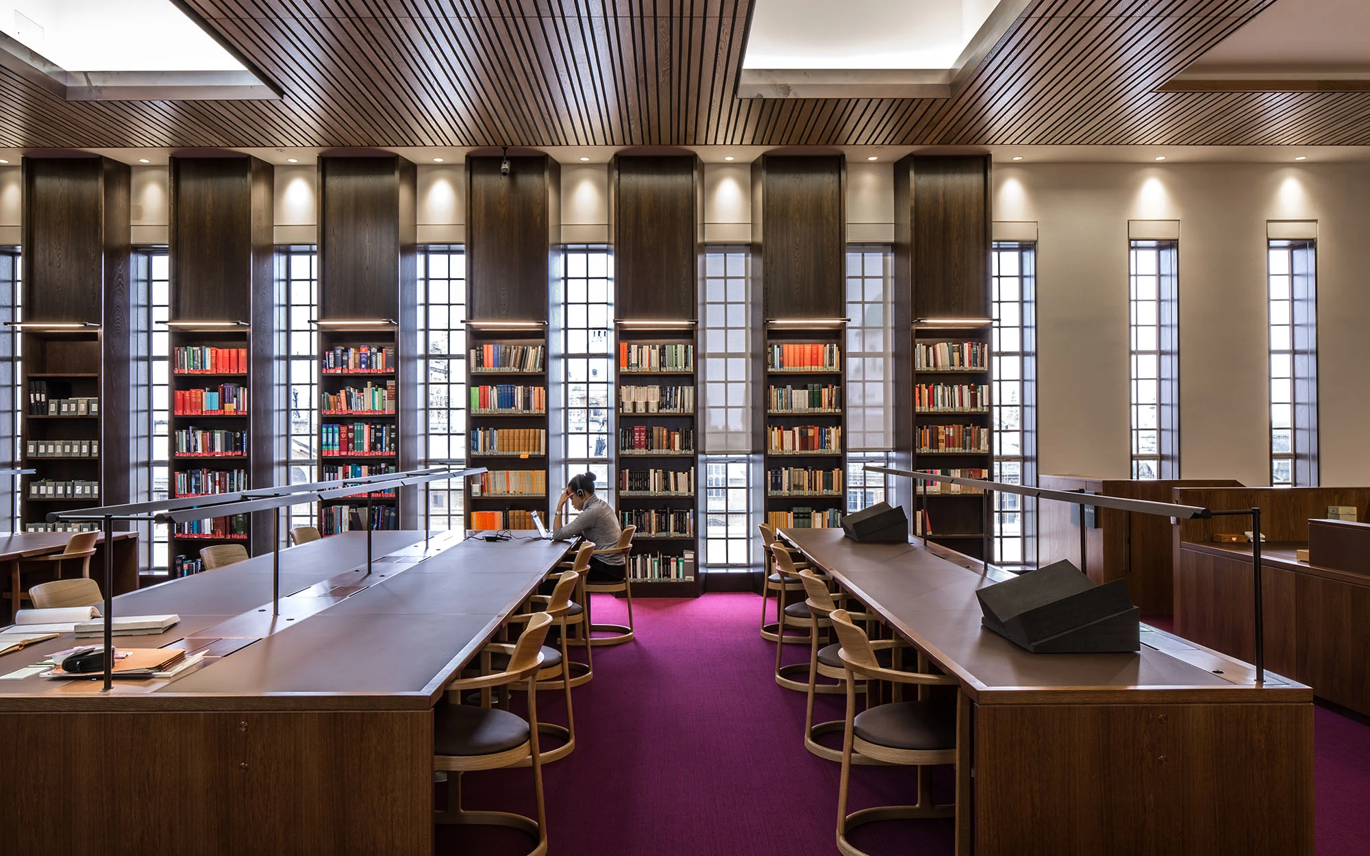 Interior of the Weston Library