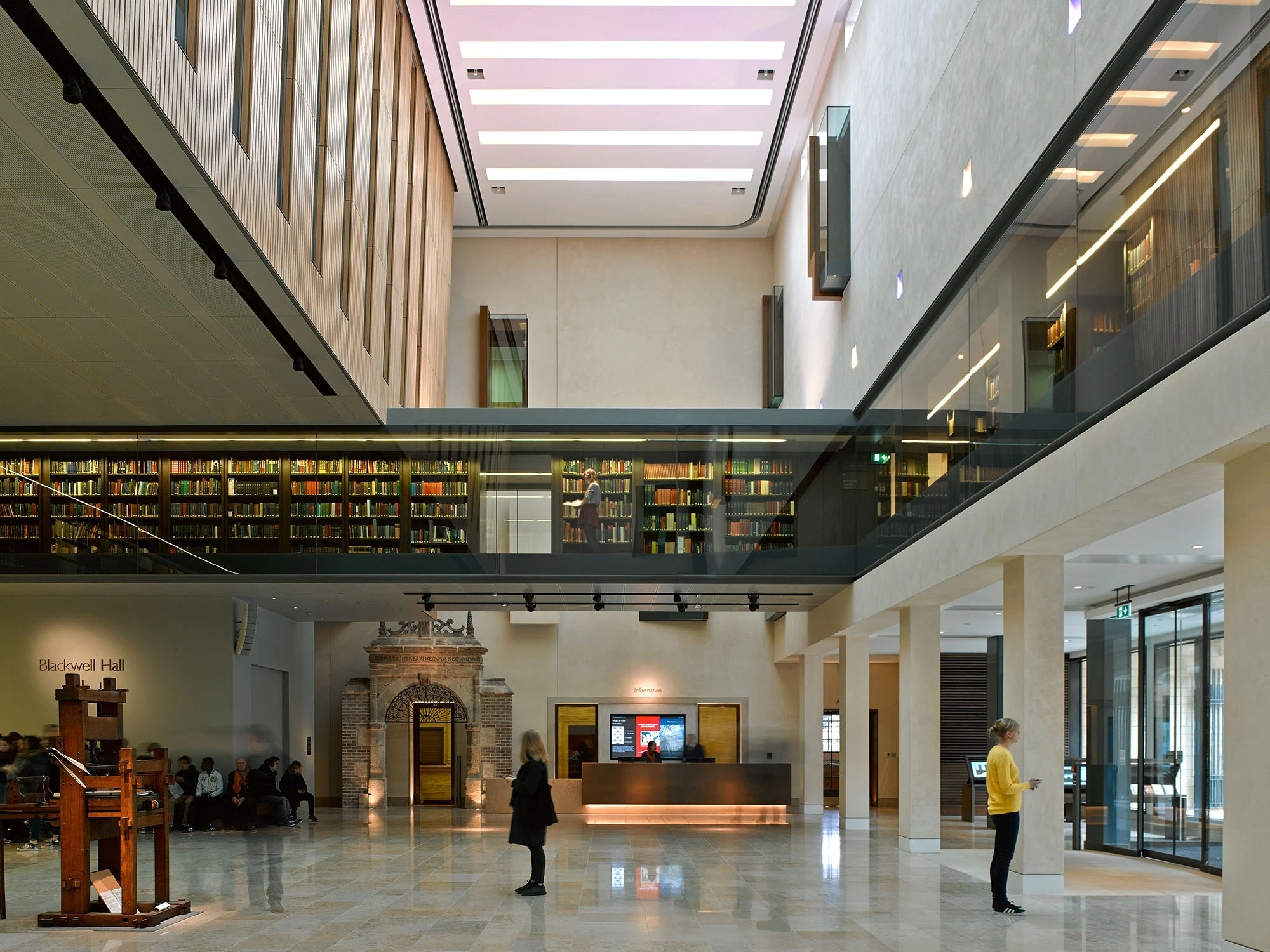 Interior of the Weston Library