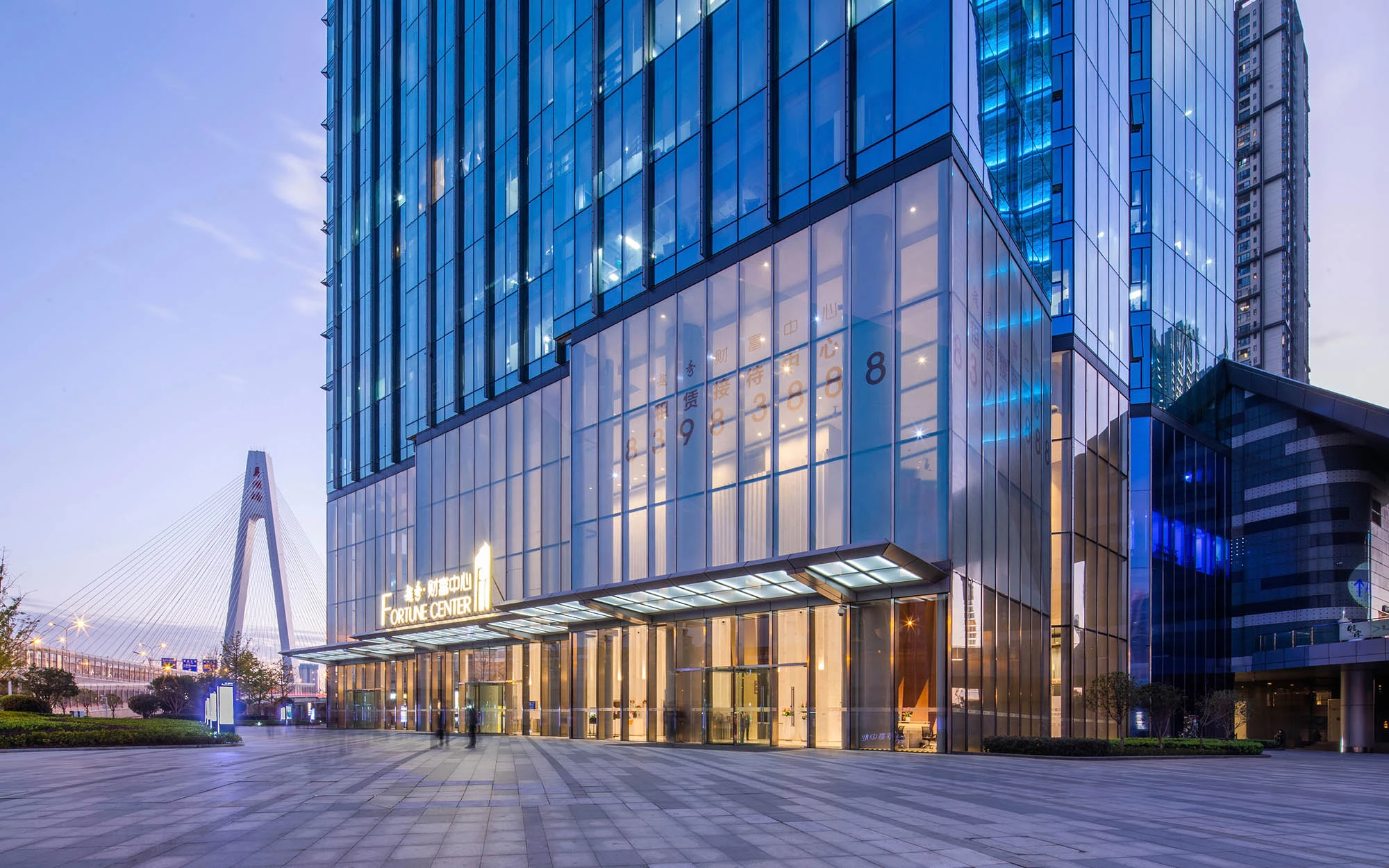 Exterior of the Yuexiu Fortune Centre