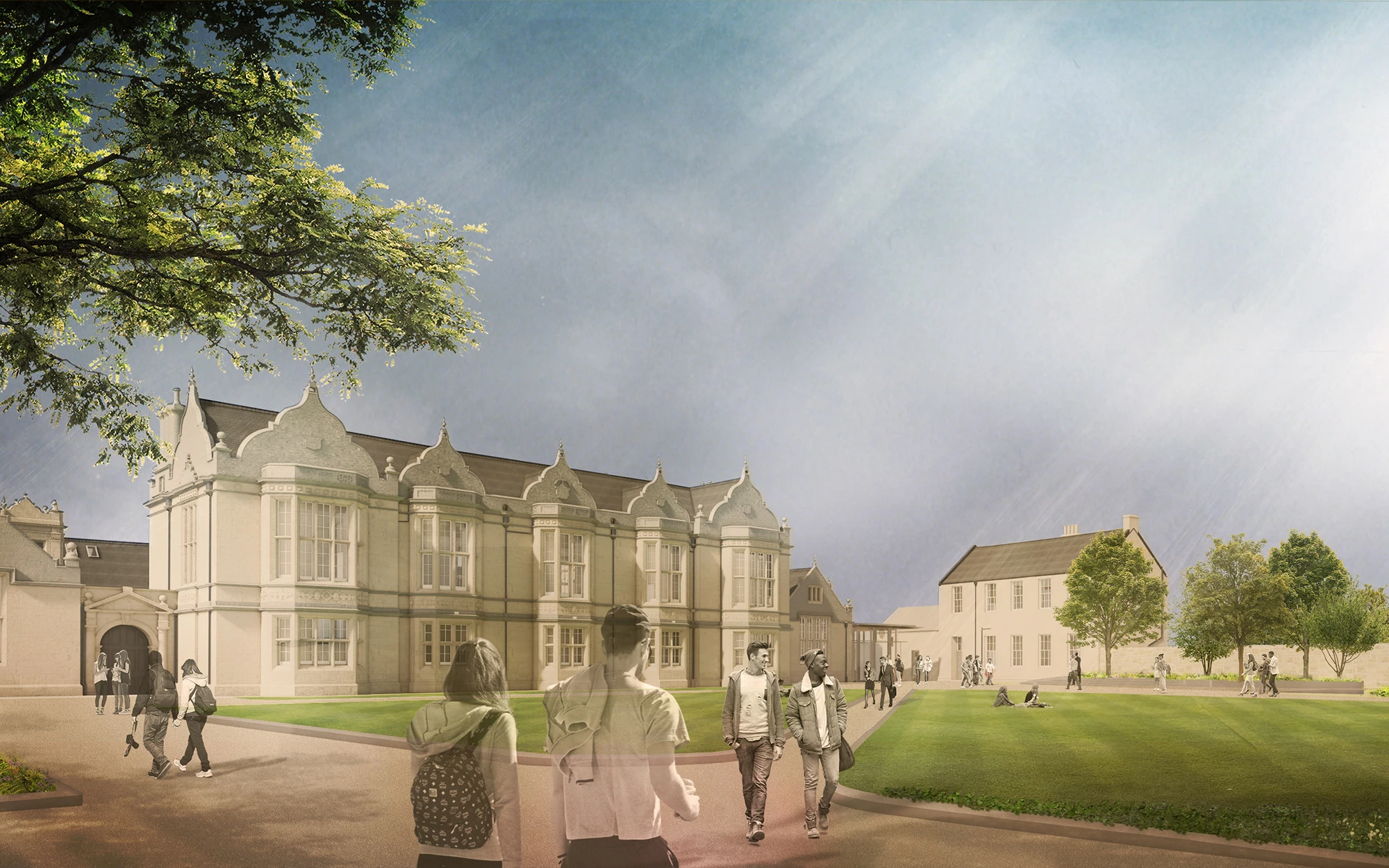 St Andrews New College South Street Landscape