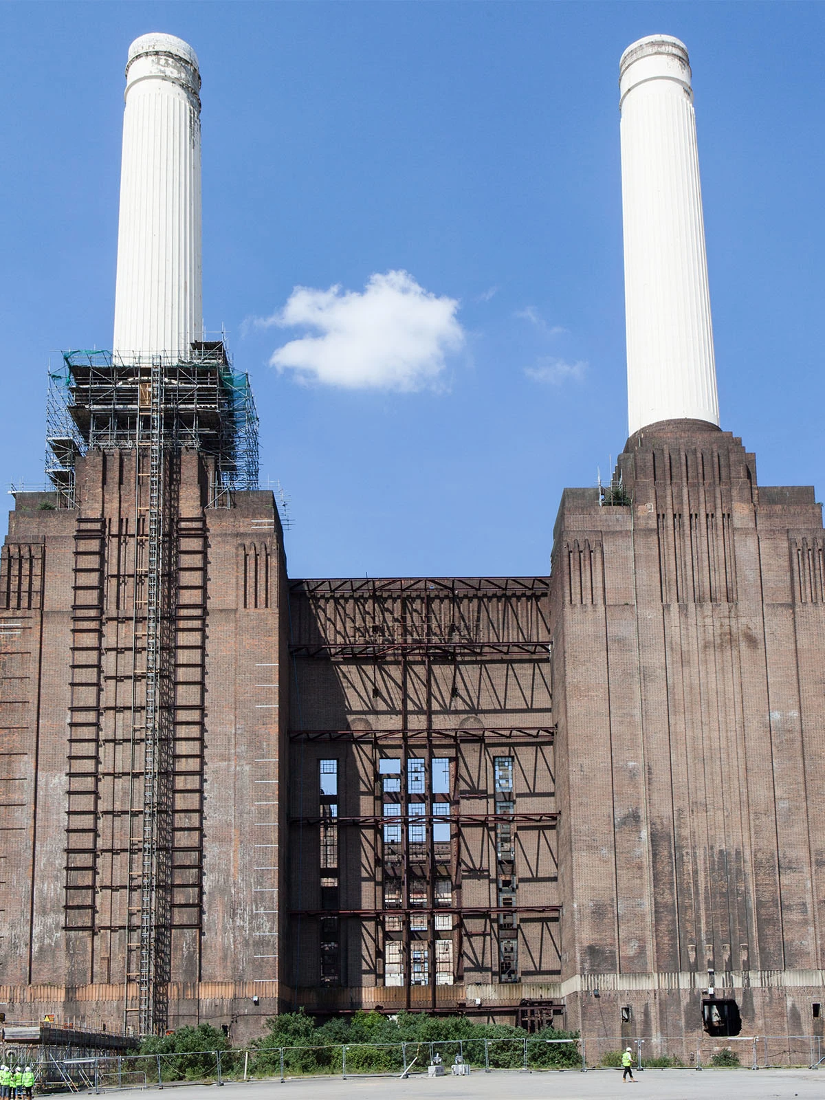 Battersea Power Station facade before