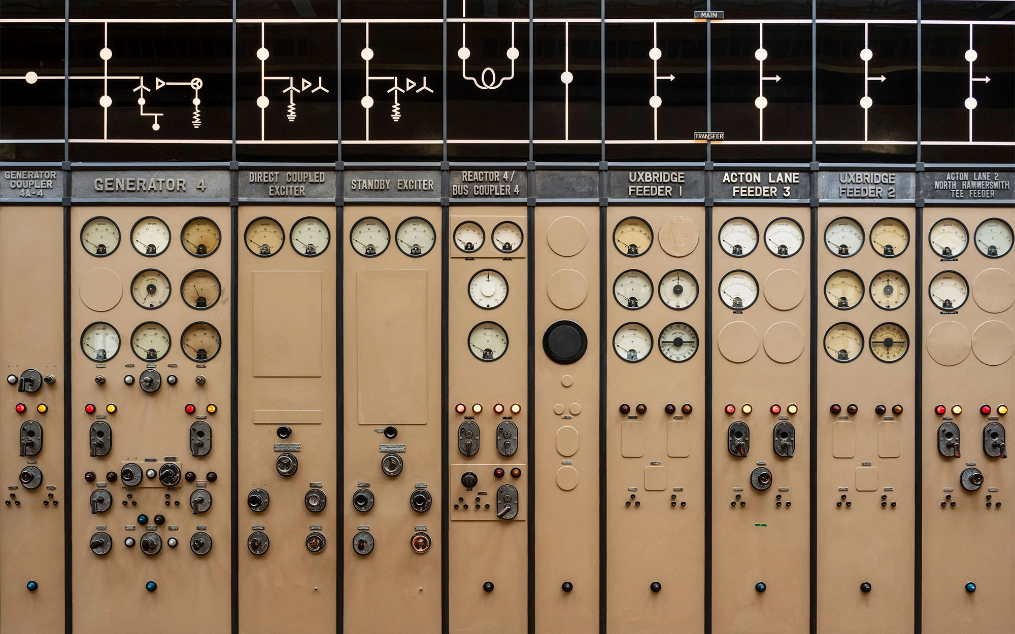 Battersea Power Station Control Room A Detail