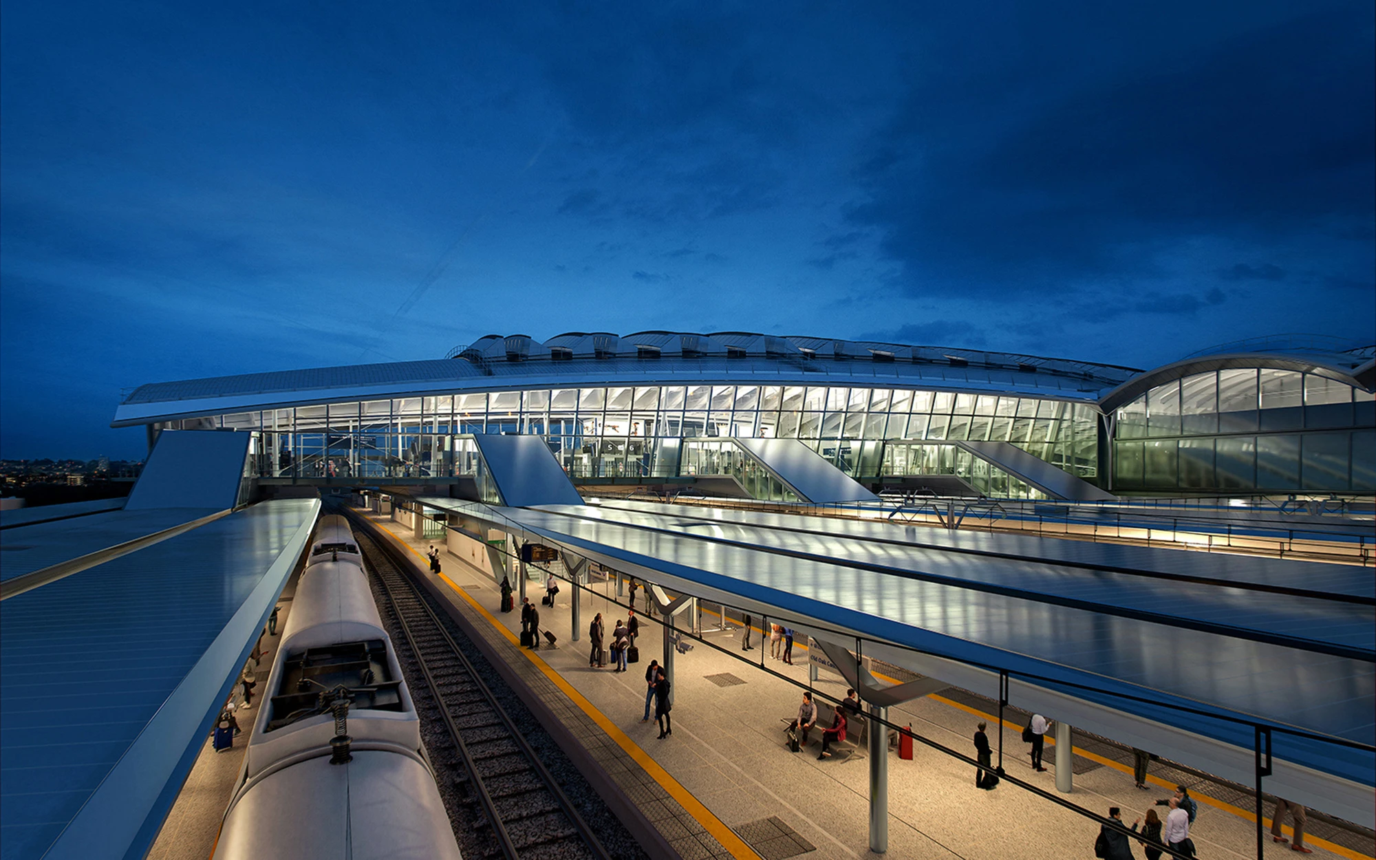 Raised Platform View at HS2 Old Oak Common